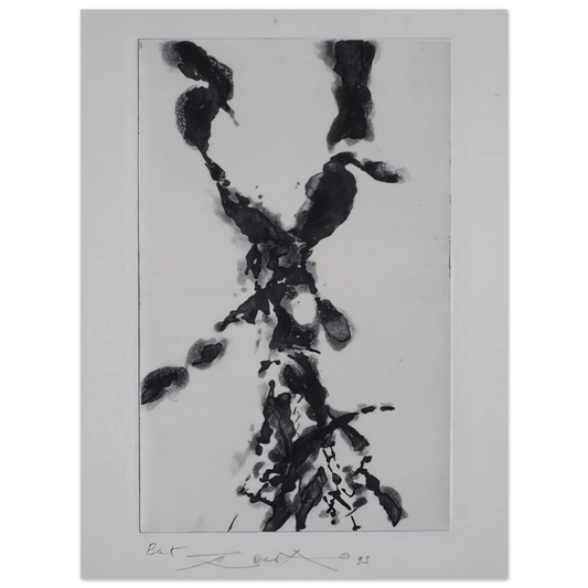 To Stop The Cry by Zao Wou-Ki (1994) – art poster, view 2