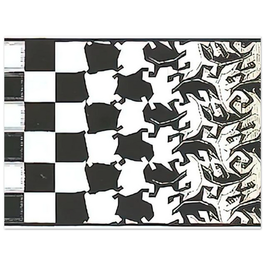 Metamorphosis Ii Excerpt 2 by M.C. Escher – art poster
