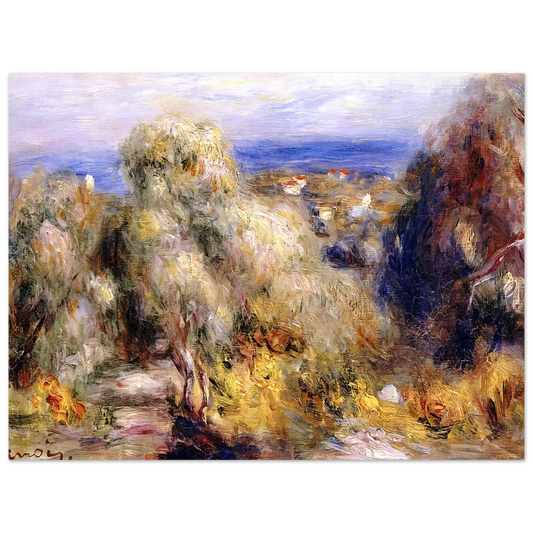 View Of Cannet by Pierre-Auguste Renoir – art poster, view 2
