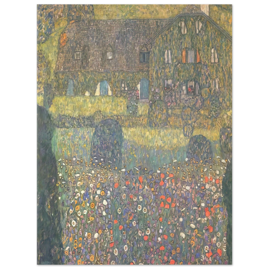 Country House By The Attersee by Gustav Klimt – art poster, view 2