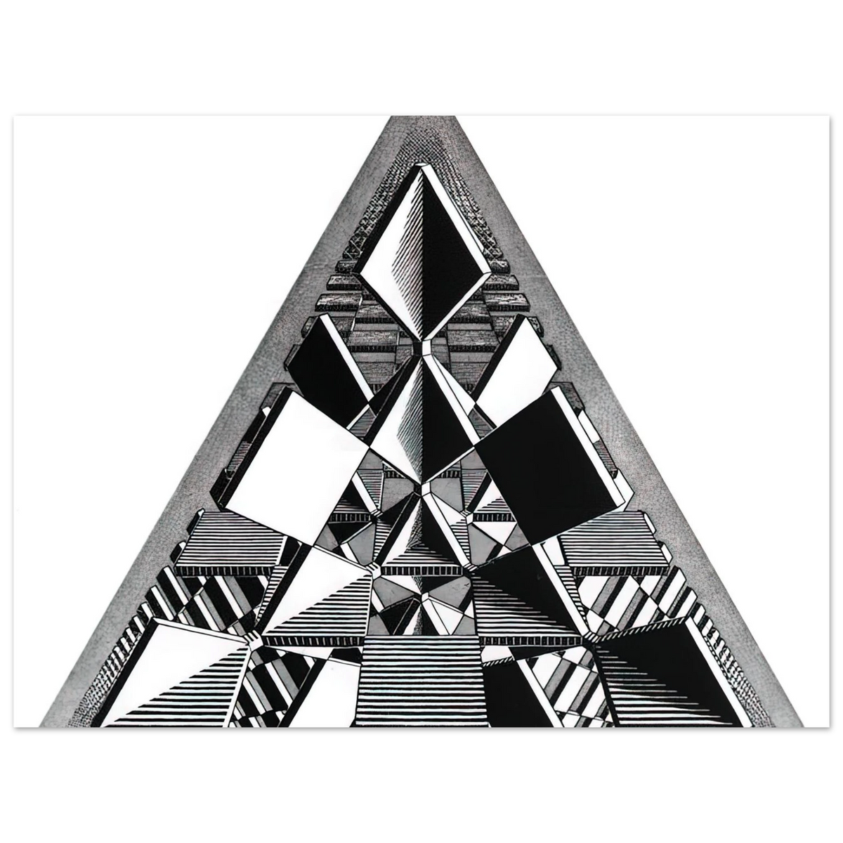 Three Intersecting Planes by M.C. Escher – art poster, view 2