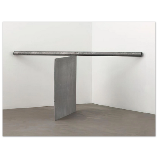 Equal Corner Prop Piece by Richard Serra (1970) – art poster