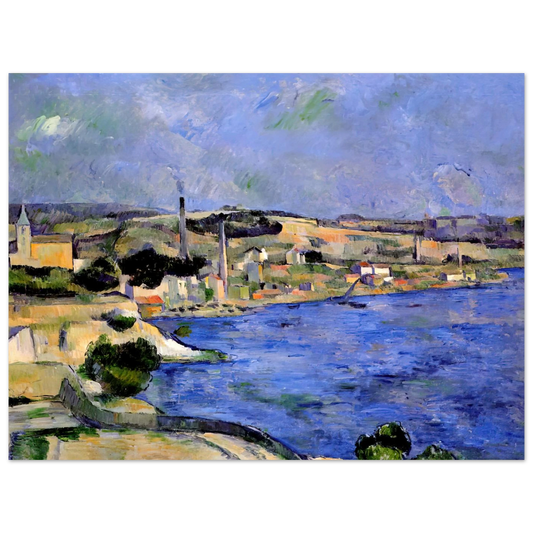 The Bay Of L'estaque And Saint-henri by Paul Cézanne – art poster