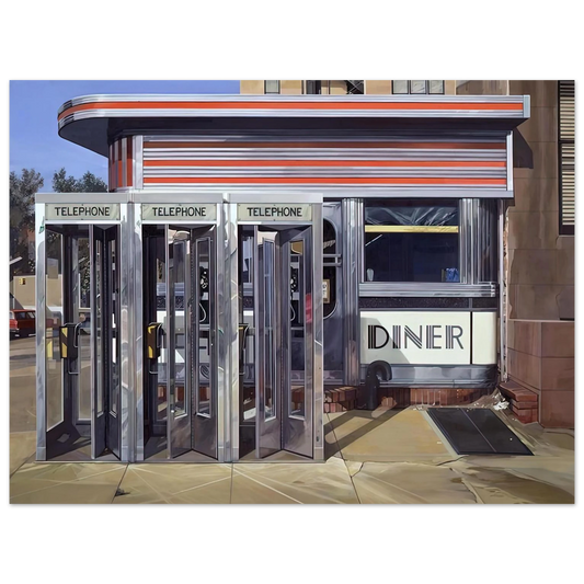 Diner by Richard Estes (1971) – art poster