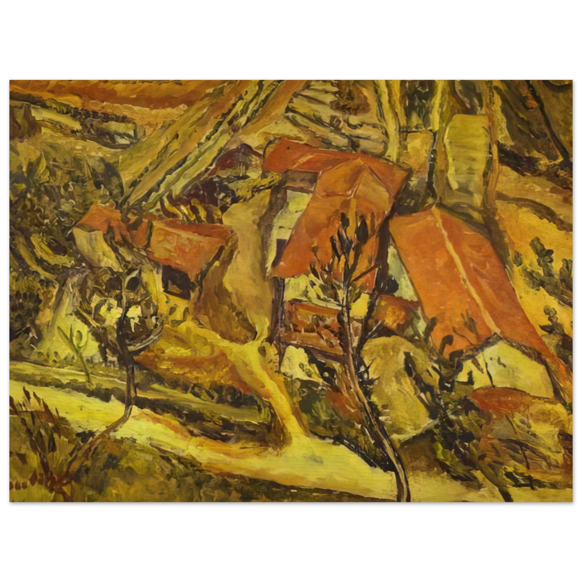 Landscape by Chaim Soutine – art poster, view 2