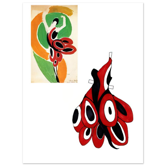 Fashion Illustration 6 by Sonia Delaunay – art poster, view 2