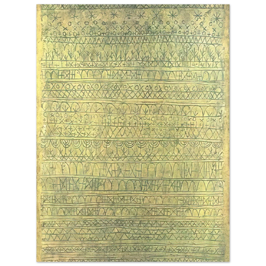 Pastoral Rhythms by Paul Klee (1927) – art poster