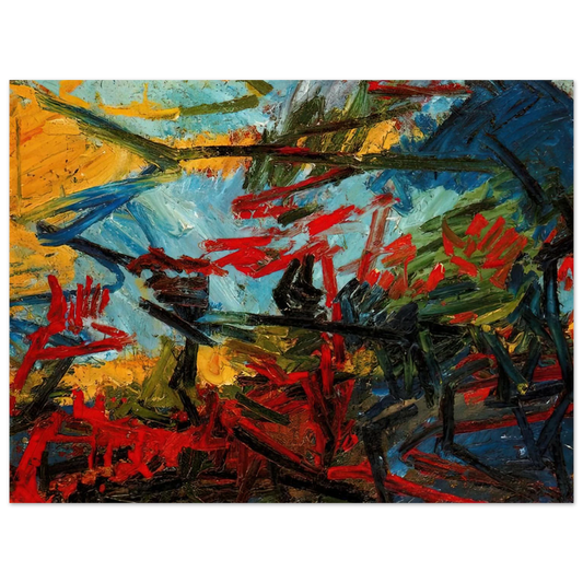 Bacchus And Ariadne by Frank Auerbach – art poster, view 2