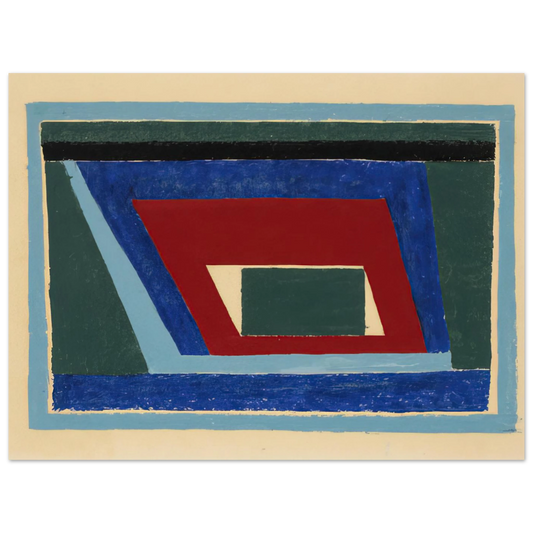 Untitled Abstraction Mantic by Josef Albers (1940) – art poster