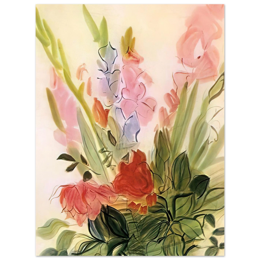 Gladioli by Raoul Dufy (1942) – art poster