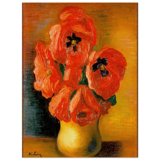 Bouquet Of Peonies by Moise Kisling – art poster, view 2