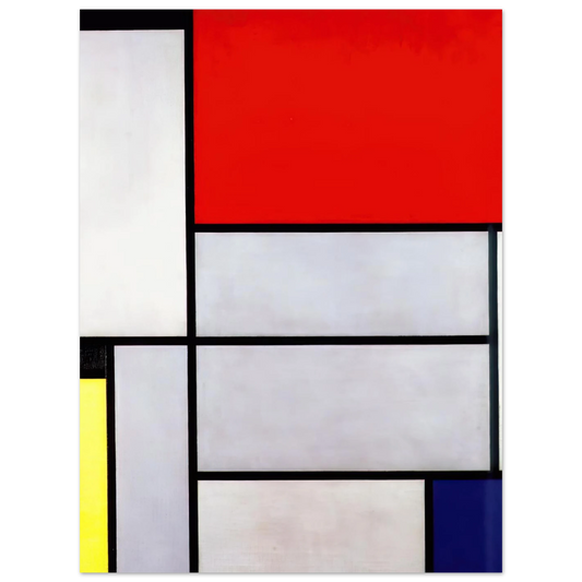 Tableau I by Piet Mondrian – art poster