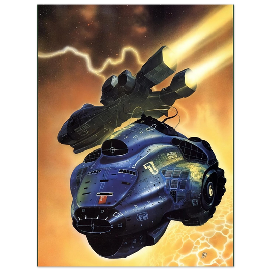 Untitled Artwork No. 12 by Chris Foss – art poster