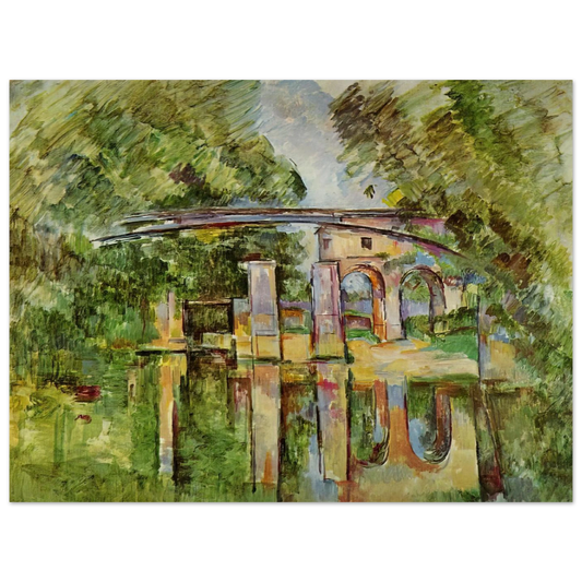 The Aqueduct And Lock by Paul Cézanne – art poster