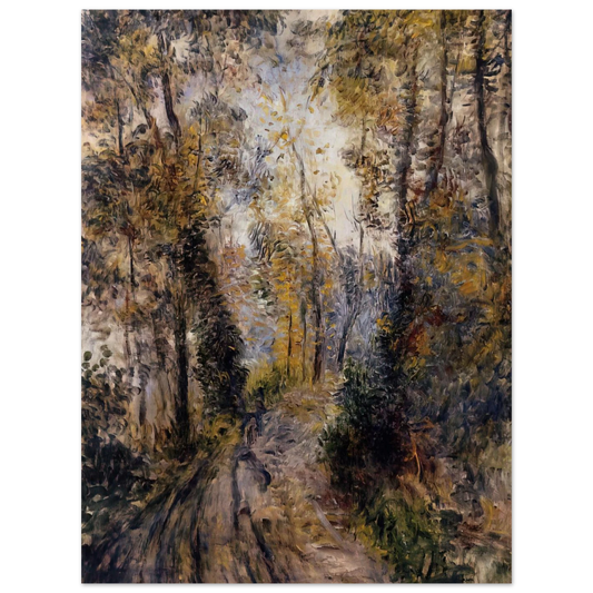The Path Through The Forest by Pierre-Auguste Renoir – art poster