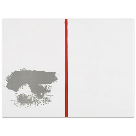 Ohne Titel Mit Rotem Strich by Blinky Palermo (1970) – art poster