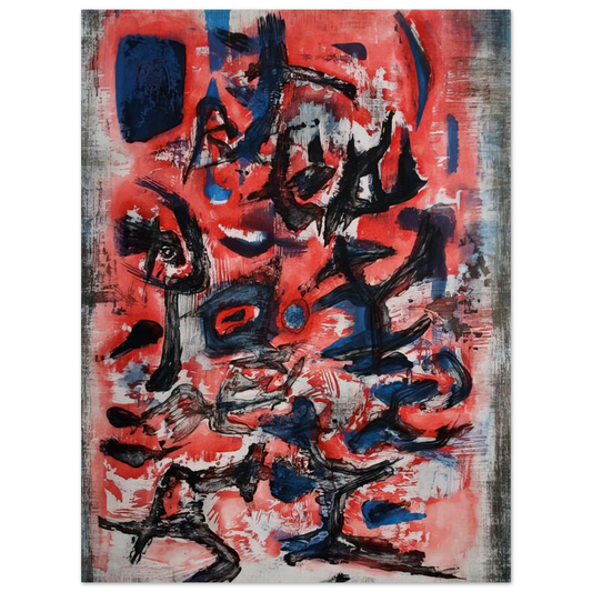 Signes En Mouvement by Zao Wou-Ki (1957) – art poster, view 2