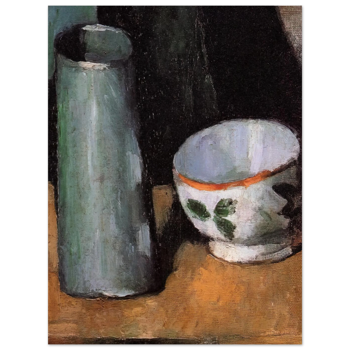 Still Life, Bowl And Milk Jug by Paul Cézanne – art poster, view 2