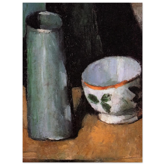 Still Life, Bowl And Milk Jug by Paul Cézanne – art poster, view 2