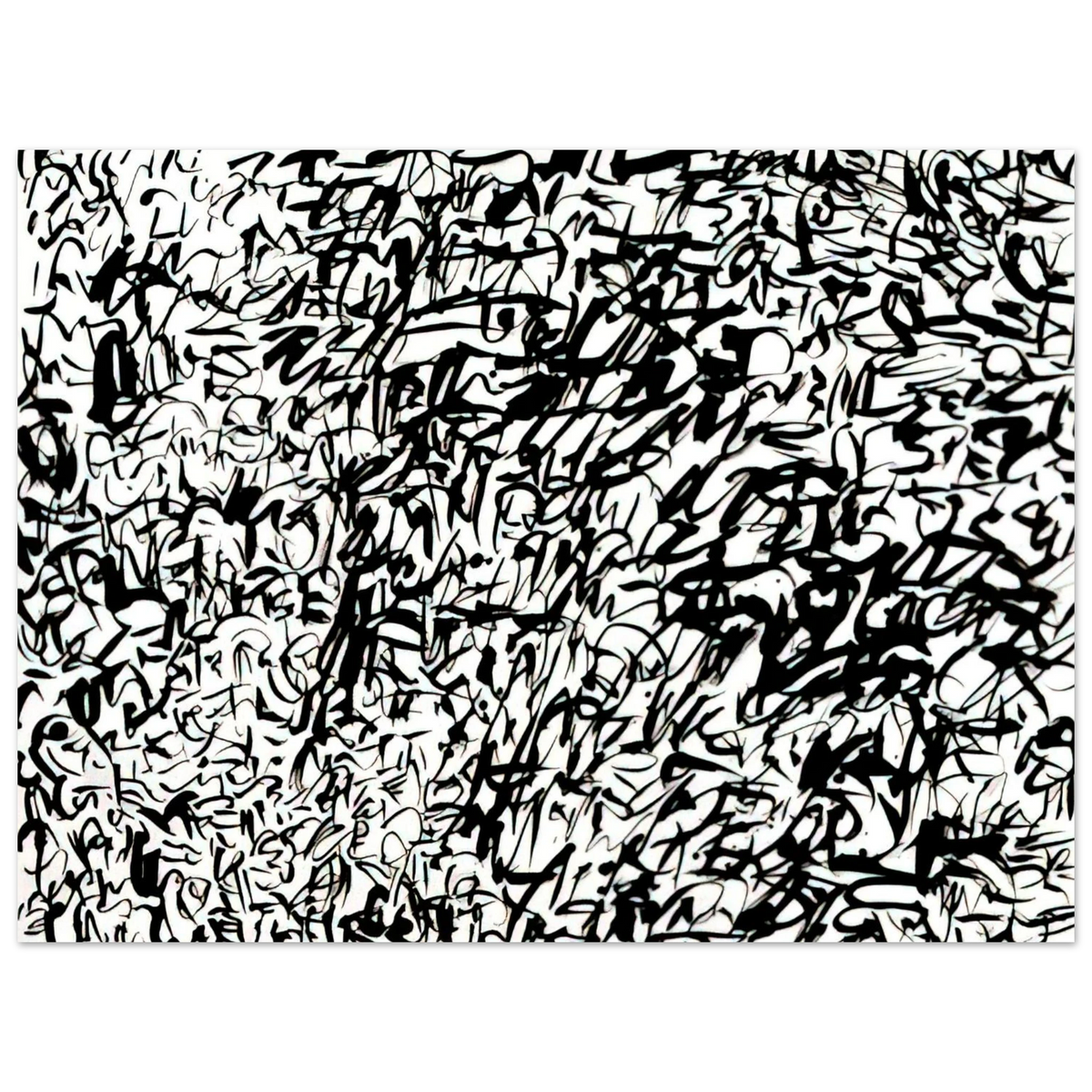 Untitled 2 by Keith Haring (1978) – art poster, view 2