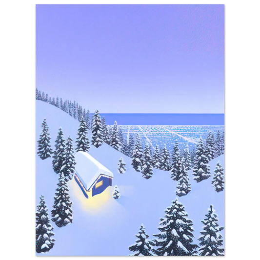 Snow No. 1 by Hiroshi Nagai – art poster