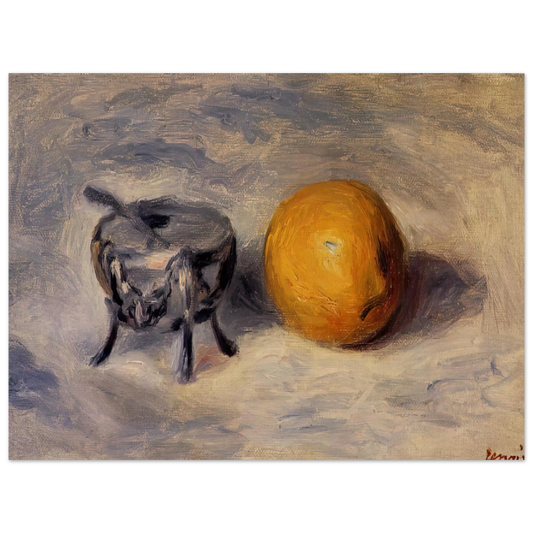 Sugar Bowl And Lemon by Pierre-Auguste Renoir – art poster