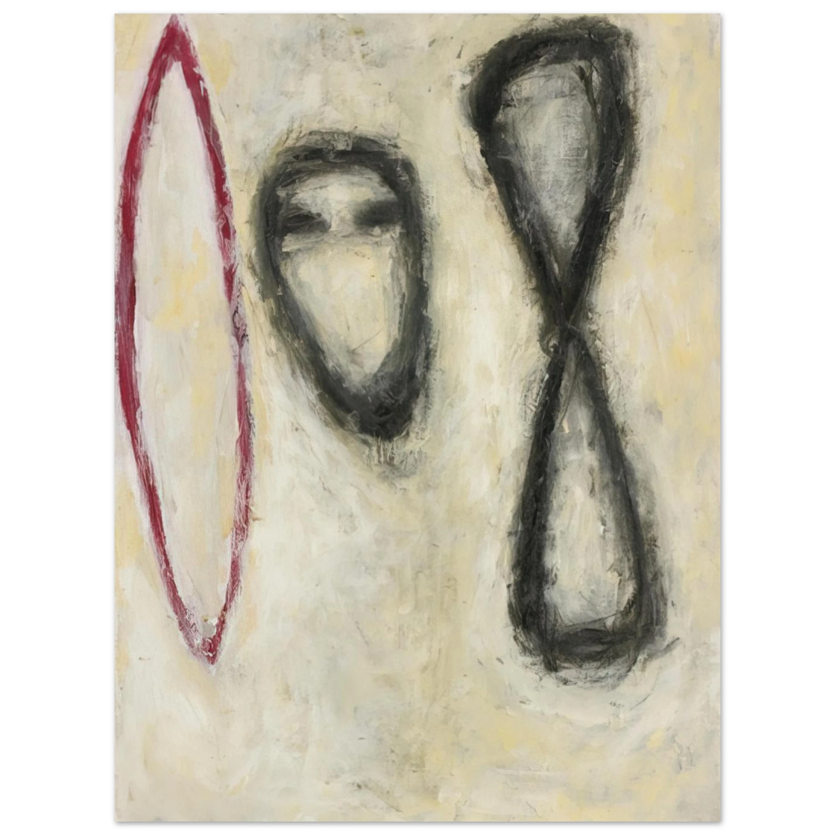 Triple Form by Susan Rothenberg (1982) – art poster, view 2