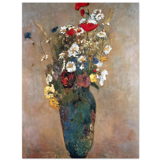 Vase With Flowers by Odilon Redon – art poster, view 2