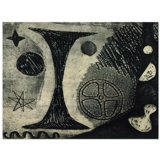 The Big I by Alexander Calder (1944) – art poster