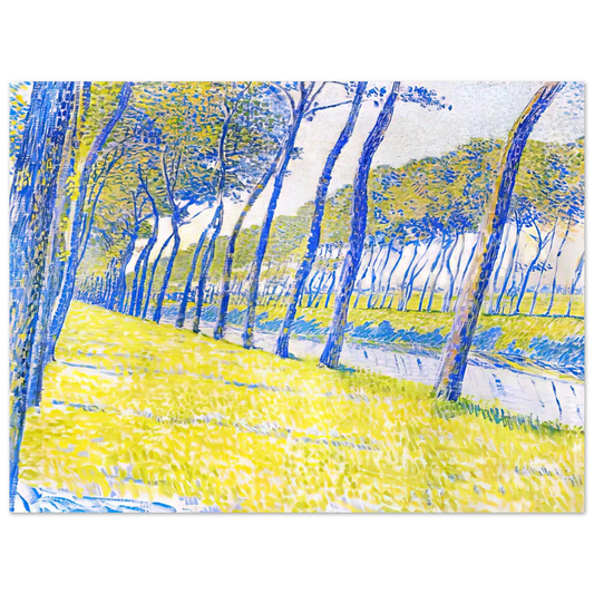 Canal In Flanders by Theo van Rysselberghe (1894) – art poster
