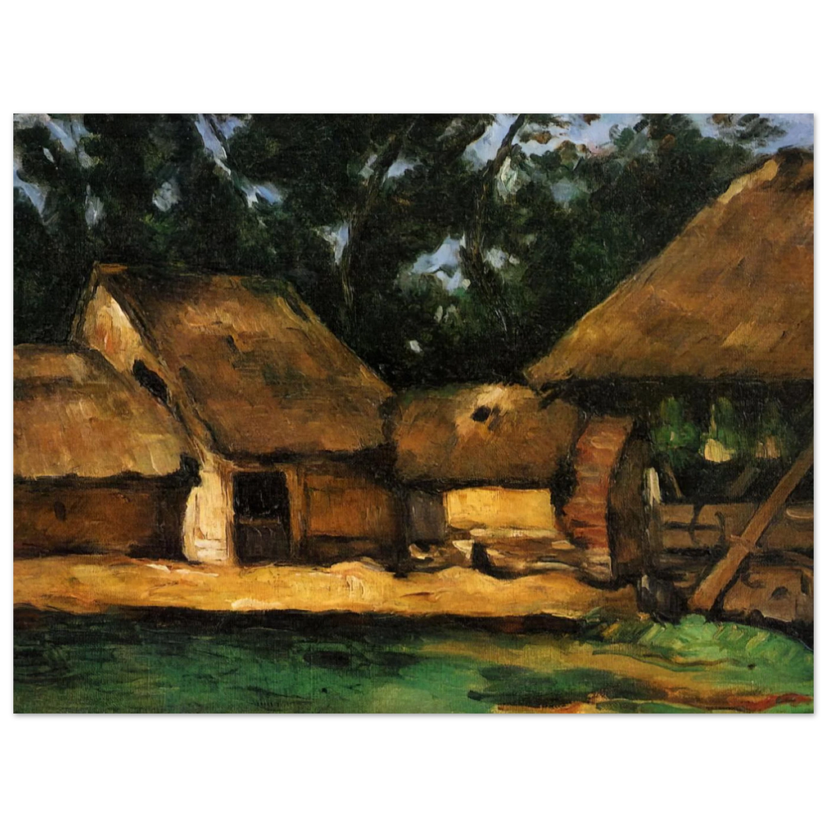 The Oilmill by Paul Cézanne – art poster, view 2