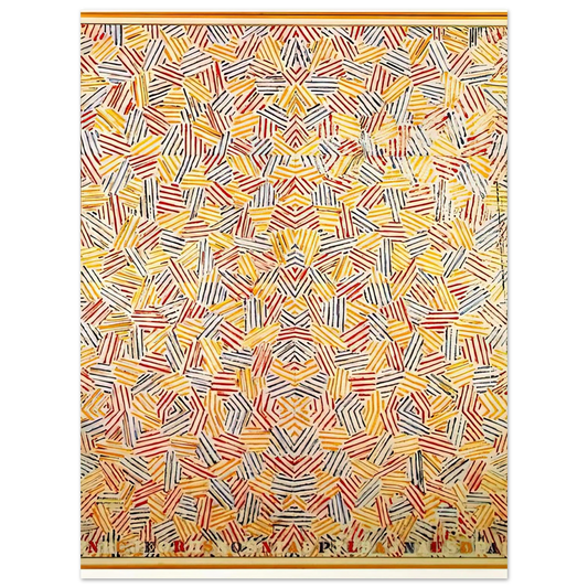 Dancers On A Plane by Jasper Johns – art poster