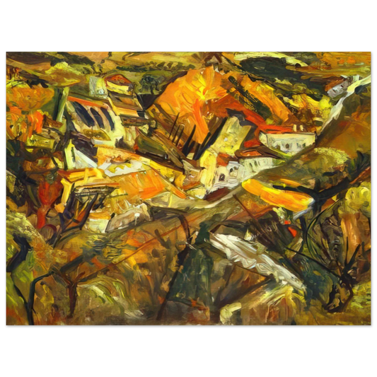 Ceret Landscape by Chaim Soutine – art poster, view 2