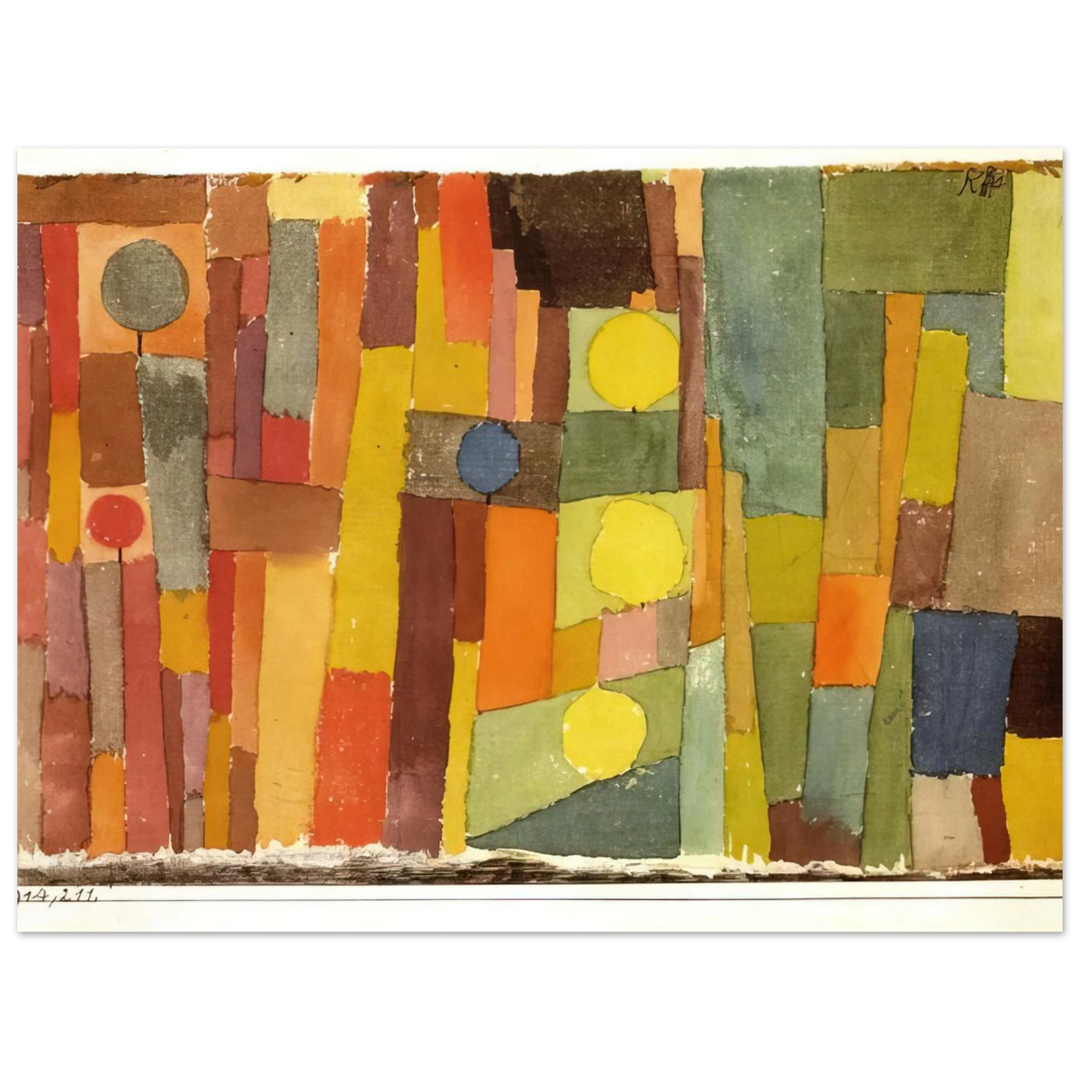 In The Style Of Kairouan by Paul Klee (1914) – art poster, view 2