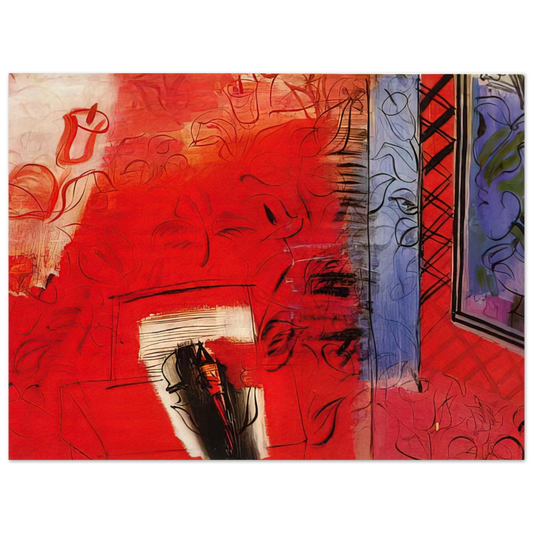 Still Life With Violin Hommage To Bach by Raoul Dufy (1952) – art poster