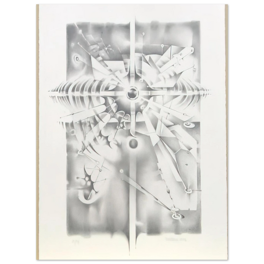 Untitled From The Atelier Project by Lee Bontecou (1986) – art poster, view 2