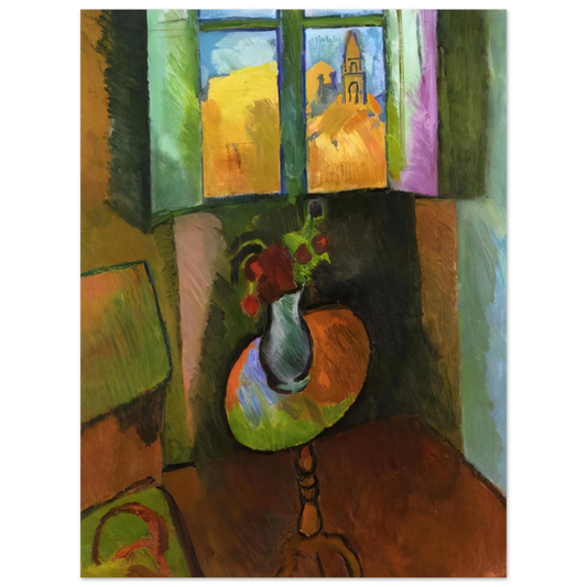 Pedistal Table Rue Seguier by Raoul Dufy (1909) – art poster, view 2
