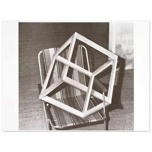 Cube On Lawnchair by Gerhard Richter – art poster, view 2