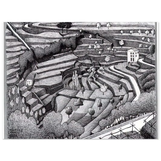 Ravello II by M.C. Escher – art poster