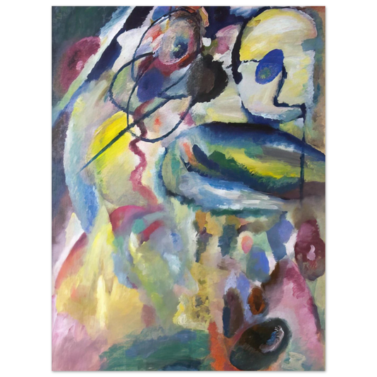 Picture With A Circle by Wassily Kandinsky (1911) – art poster