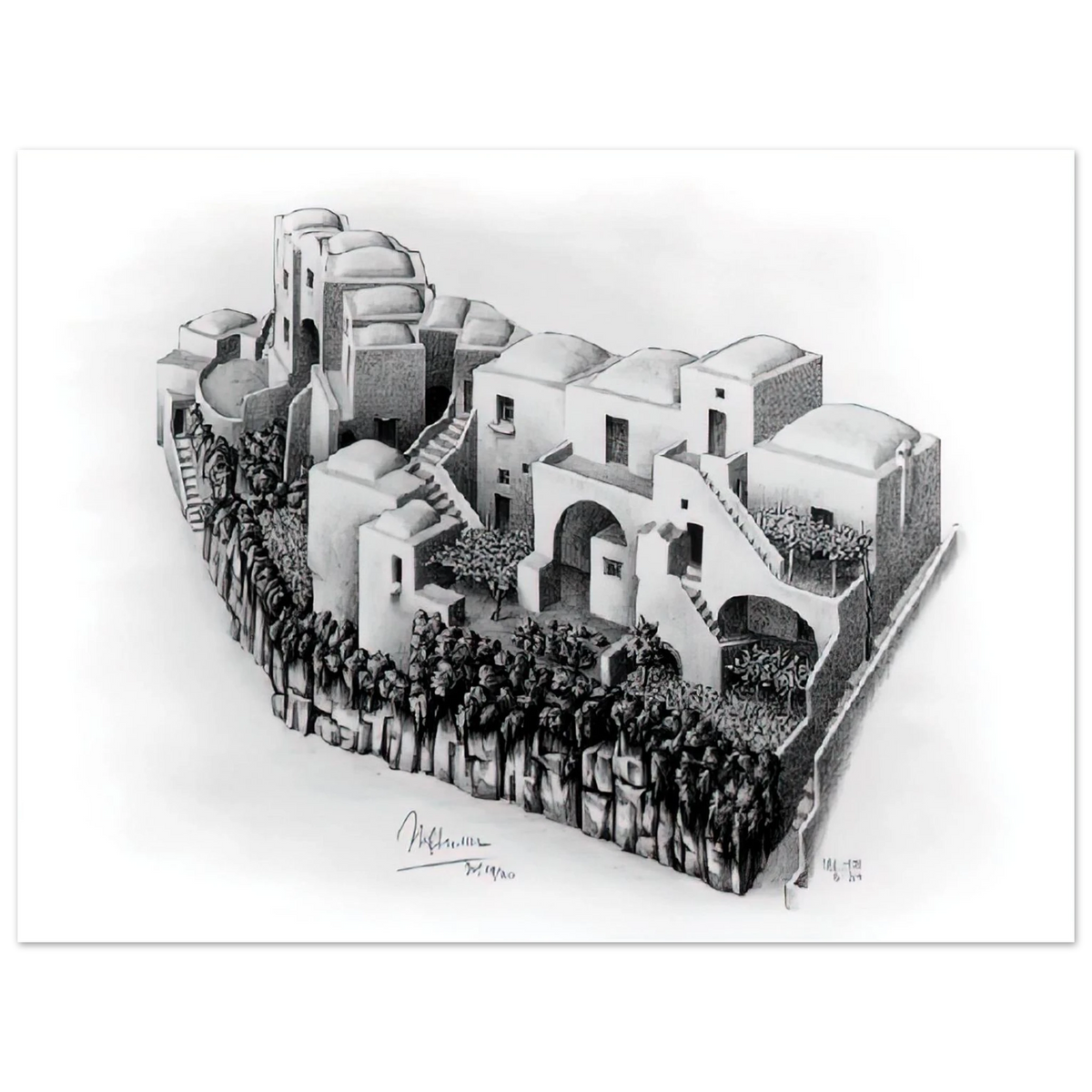 Untitled Print No. 24 by M.C. Escher – art poster