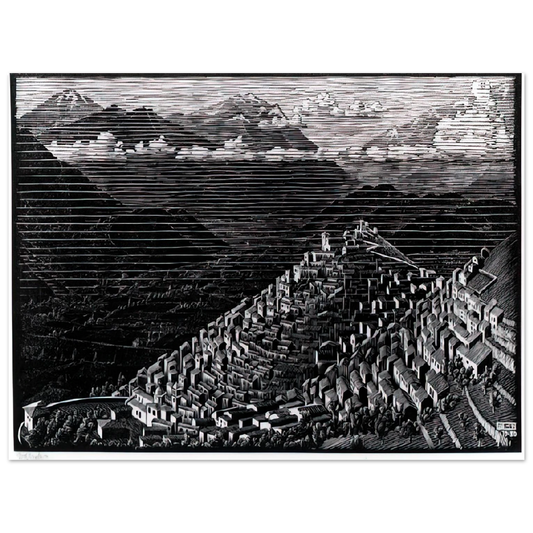 Morano Calabria by M.C. Escher – art poster