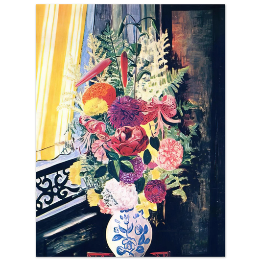 Bouquet Of Various Flowers by Moise Kisling (1927) – art poster, view 2