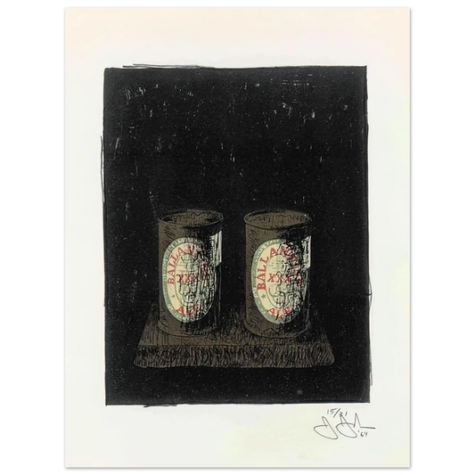 Ale Cans 1 by Jasper Johns (1964) – art poster, view 2