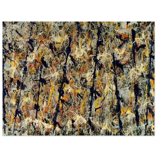 Blue Poles Number 11 by Jackson Pollock (1952) – art poster