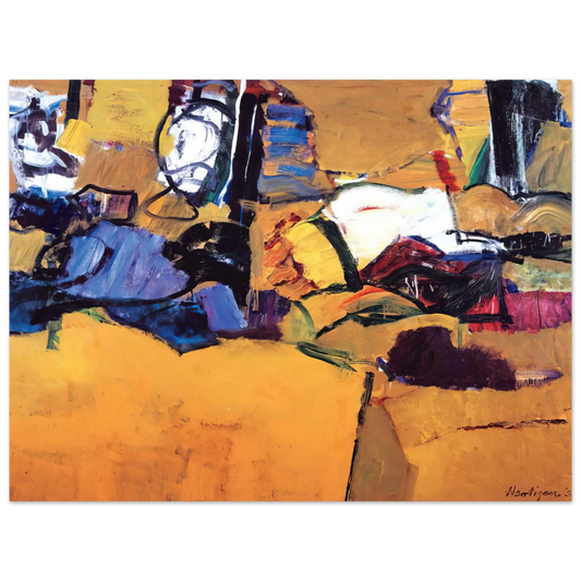 New England, October by Grace Hartigan (1957) – art poster, view 2