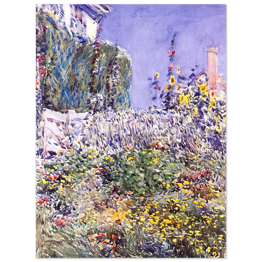 Dexter's Garden by Childe Hassam – art poster