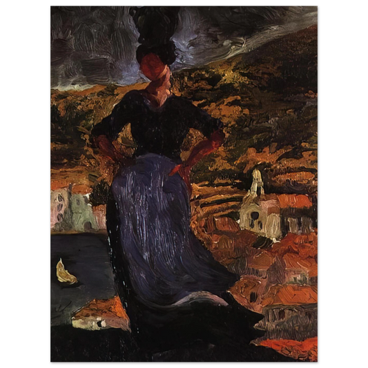 Portrait Of Hortensia by Salvador Dali – art poster, view 2