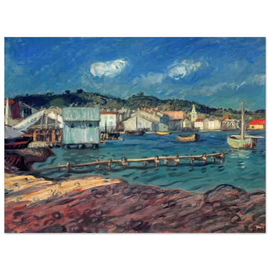 The Port Of Martigues by Raoul Dufy – art poster, view 2