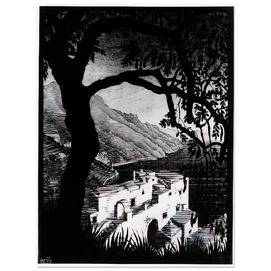 Coast Of Amalfi by M.C. Escher – art poster, view 2